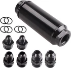 Universal 50MM 100 Micron Inline Fuel With Filter-red New. Price: $28.63.
