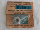 Vintage Tomco DURO-7 #407 Fixes Quadrajet Carb Stripped Threads New Old Stock. Price: $16.99.