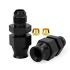 Gasher 2PCS 6AN Male Flare To Fuel Hardline Tube - 3/8", Black New. Price: $21.73.