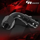 Universal Black Aluminum 12AN To 3/4" Barb 90 Degree Push Lock Hose End Fittings New. Price: $13.17.