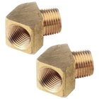 Empi 9237 Brass Fittings 45 Degree, Female 3/8" X Npt, Pair New. Price: $21.94.