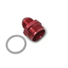 Russell Carb Fitting 640340; Inlet Adapter Red -06AN Male To 1 IN.-20, Quadrajet New. Price: $19.95.