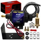 12V Micro Electric Gasoline Fuel Pump Universal, 5/16" Hose, 35GPH, 4-7 Psi Used. Price: $29.99.