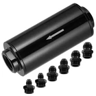 Micron 50MM Inline Fuel Filter Black For 6AN 8AN 10AN Fittings Adapters New. Price: $24.99.