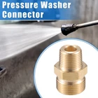 Pressure Washer Connector 3/8" Npt Male Adapter Brass Screw Hose New. Price: $12.45.