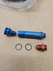 Demon Carburetor Dual Feed Bowl Inlet Fitting 140026DEM 6AN Long & Short Adapt Used. Price: $29.95.