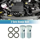 2 Set Universal Brake Fitting Banjo Bolt M18 X 1.5 With Washer New. Price: $17.99.