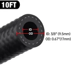 Evil Energy 3/8 Fuel Hose Line Push Lock Nbr Rubber Sae 30R7 10FT 300PSI New. Price: $6.99.