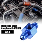 Blue AN4 Male Flare Union Coupler Aluminum Alloy Fitting Adapter With 1/8" Npt New. Price: $11.24.