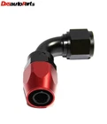 90 Degree 10AN AN10 Swivel Oil/fuel/gas Line Hose End Fitting Adapter Black Red New. Price: $10.96.