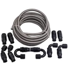20 Feet AN8 Stainless Steel Braided Oil Fuel Hose Line Kit With 8AN Fittings New. Price: $62.26.