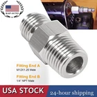 1/4" Npt Male To M12 X 1.25 Fitting Adapter For Metric Coupling Pipe Gauge New. Price: $13.80.