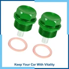 Set M20X1.5 Oil Drain Plug Aluminum Alloy With Washer For Car Green New. Price: $14.37.