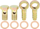 Autohaux 2 Sets 14MM Banjo Fittings With Copper Spacer, Designed For Engine & New. Price: $14.07.