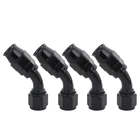Lokocar 6AN Ptfe Hose End Fitting 45 Degree Black Fits For Only 4PCS New. Price: $22.99.