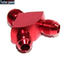 Emusa 1X AN10 10-AN Male To 2X AN8 8-AN 3-WAY Y-block Red Fitting Adapter New. Price: $12.99.