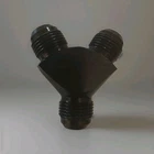 Black Aluminum Oil Fuel Y Block Flare Fitting 10AN Male Threaded Hose Adapter New. Price: $15.99.