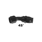 Aeromotive Fuel Hose Fitting 15357; Swivel Black Anodized -10AN 45 New. Price: $64.22.