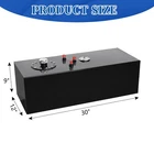 15 Gallon 60L Top-feed Aluminum Racing Drift Fuel Cell Tank + Level Sender New. Price: $108.58.