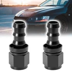2PCS 6061 Aluminum AN10 Straight Push Lock Hose Fitting End For Car Fuel Line New. Price: $13.79.