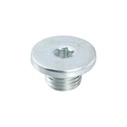 Autohaux M14 1.5 Oil Drain Plug Sump Aluminium 0.55"X0.98", Silver Tone New. Price: $6.75.