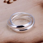 925 Sterling Silver Hypo-allergenic Triple Flexible Rolling 10MM Band Ring H666 New. Price: $22.65.