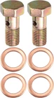 Autohaux Set Banjo Bolt Brake Fitting Adapter Kit M8X1.25 Line... New. Price: $11.40.