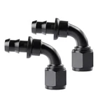 6AN 90 Degree Push Lock Hose End Fitting Black 2PCS Ucreative New. Price: $19.98.