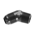 Redhorse Fitting 823-12-12-2; Adapter Black -12AN To 3/4 In. Npt, 45 Deg New. Price: $27.67.