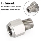 1/8" Npt To M10X1.0 Female Stainless Steel Oil Pressure Gauge Adapter New. Price: $11.88.