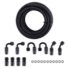 6AN 20FT Fuel Line Hose Kit Nylon Stainless Steel Braided Oil Fittings New. Price: $105.03.