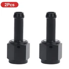 Lokocar 6AN Female To 3/8" Barb Hose Fitting Straight Swivel Aluminum Black 2PCS New. Price: $13.99.