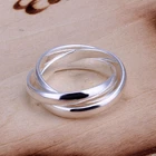 Designer Inspired 925 Sterling Silver Tarnish-free Triple Rolling Bands Ring New. Price: $24.68.