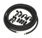 Vincos 20FT Nylon And Stainless Steel Braided Oil Gas Fuel Hose New. Price: $74.99.