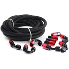 Nylon Braided Cpe Oil Gas Fuel Line Hose End Aluminum Fitting Kit 10FT 10AN New. Price: $62.99.