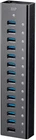 Powered Usb 3.0 Hub 13-PORT, Heavy Duty Aluminum, 5GBPS, Plug-n-play With Ac New. Price: $153.99.