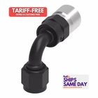 Aeroquip FCL4235, One 12AN Streetlite Crimp Fitting 90-DEGREE Aluminum Black Sil New. Price: $100.80.