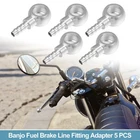 14MM Id 8MM Od Banjo Fitting Fuel Line Adapter Connector Silver Tone 5 Pcs New. Price: $17.38.