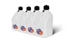 Vp Racing 4 Pack White 5.5 Gallon Square Utility Jugs New. Price: $124.29.