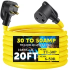 Tellegloww 20FEET TT-30P To 6-50R Welder Adapter Extension Cord Compatible Nema New. Price: $75.30.
