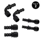 Lokocar 2PCS 6AN 8AN 10AN Push Lock Hose Fitting End 45 90 Degree Black New. Price: $12.99.