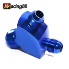 Emusa Blue AN12 12-AN Male To (two) AN8 8-AN 3-WAY Y-block Fitting Adapter New. Price: $16.98.