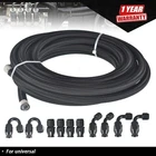 20FT 10 Fittings Hose Kit E85 8AN Nylon Ptfe Fuel Line High Quality Black New. Price: $56.96.