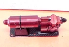 Waterman Cable Driven Fuel Pump With Peterson Filter & Carbon Fiber Bracket Used. Price: $150.00.