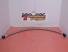 Goodridge 26" Stainless Hose - 08 An Straight & 90 Female Crimp Fittings T69 Used. Price: $25.00.