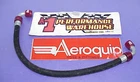 Aeroquip 21" Startlite Hose With -08 An 90 & Aqp Fittings JU155 Used. Price: $20.00.