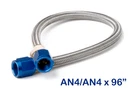 15270NOS Stainless Steel Braided Hose -4AN 8-FOOT Blue New. Price: $95.59.