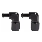 LOKOCAR6AN Female To 3/8" Barb Hose Fitting 90 Degree Swivel Aluminum Black 2PCS New. Price: $16.99.
