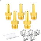 Gasher 5PCS Brass Brake Line Hose Fittings 3/8" Barb X 1/2"-20 Threads Inverted New. Price: $18.26.