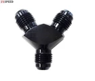 1PCS Black Aluminum Y Fitting 6 X Male Emusa New. Price: $9.99.